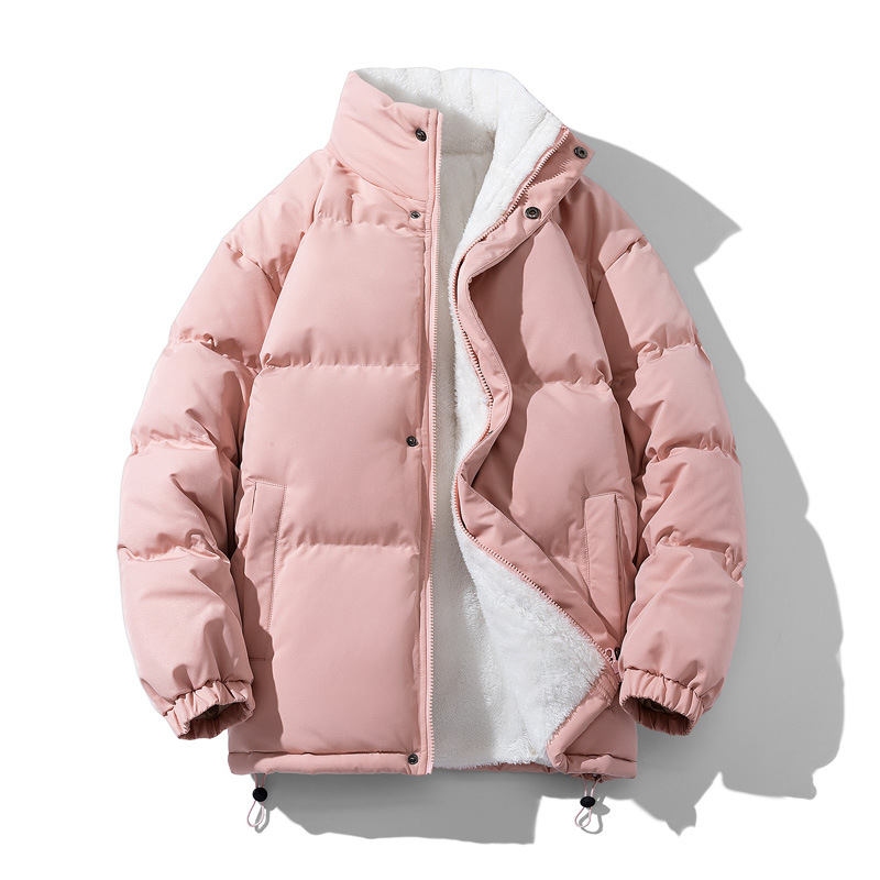 Men's Clothing cotton padded jacket loose casual cotton jacket trendy thickened stand collar cotton jacket_voghion.com