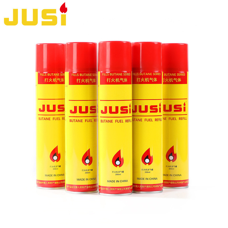 Jusi High-Purity Inflatable Lighter Gas Direct Injection Butane Gas Portable Sealed Lighter Accessories Wholesale