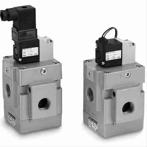 日本SMC原装3通电磁阀VG342-4G-10A先导式座阀低消耗功率