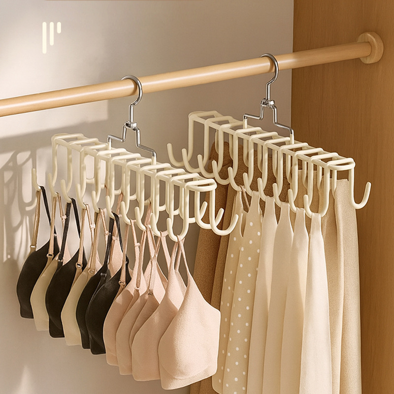 Sling Intimates Hook Double Hook Hanger Multi-Functional Hanger Vest Storage Home Student Dormitory Anti-Slip Clothes Drying Rack