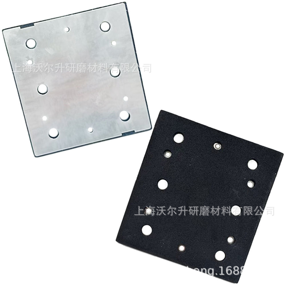 外贸货源110*116mm方形铝板抛光盘适用于Dewalt 151280-00砂光机