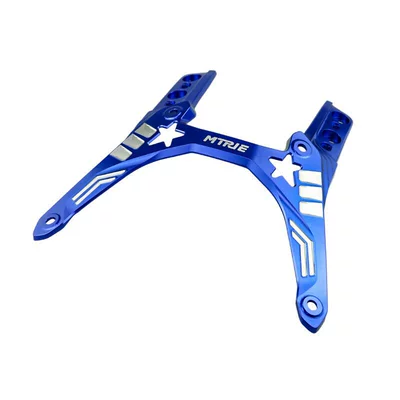 6061 Material, Motorcycle front windshield - blue