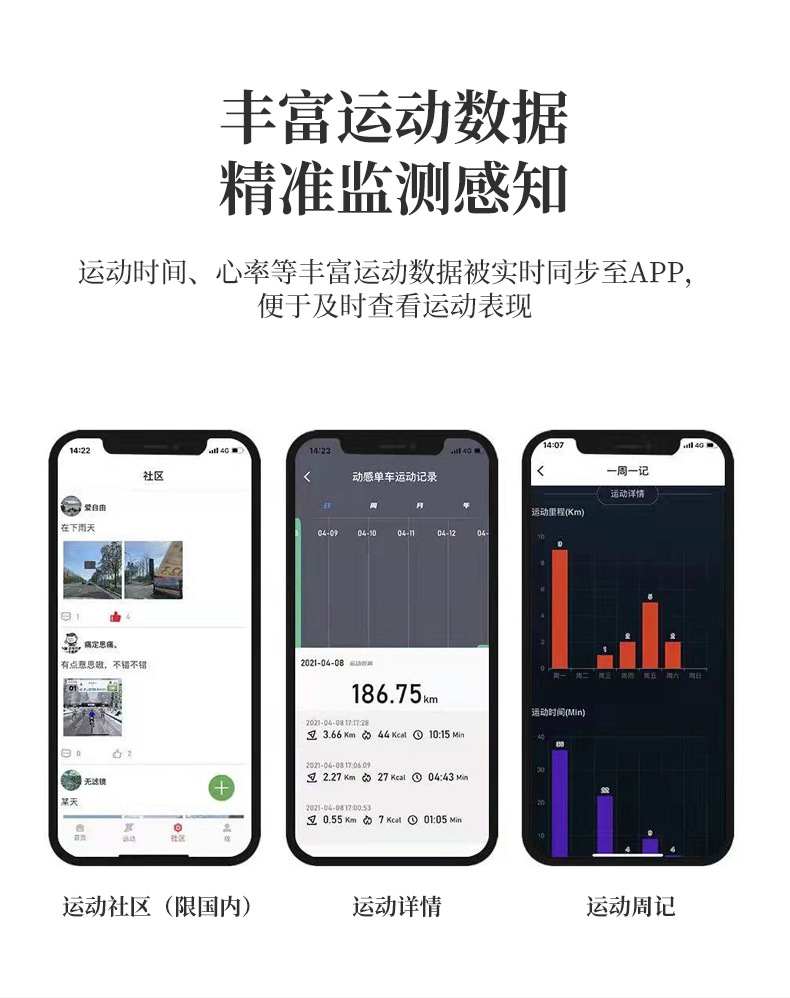 室内静音智能APP脚踏车