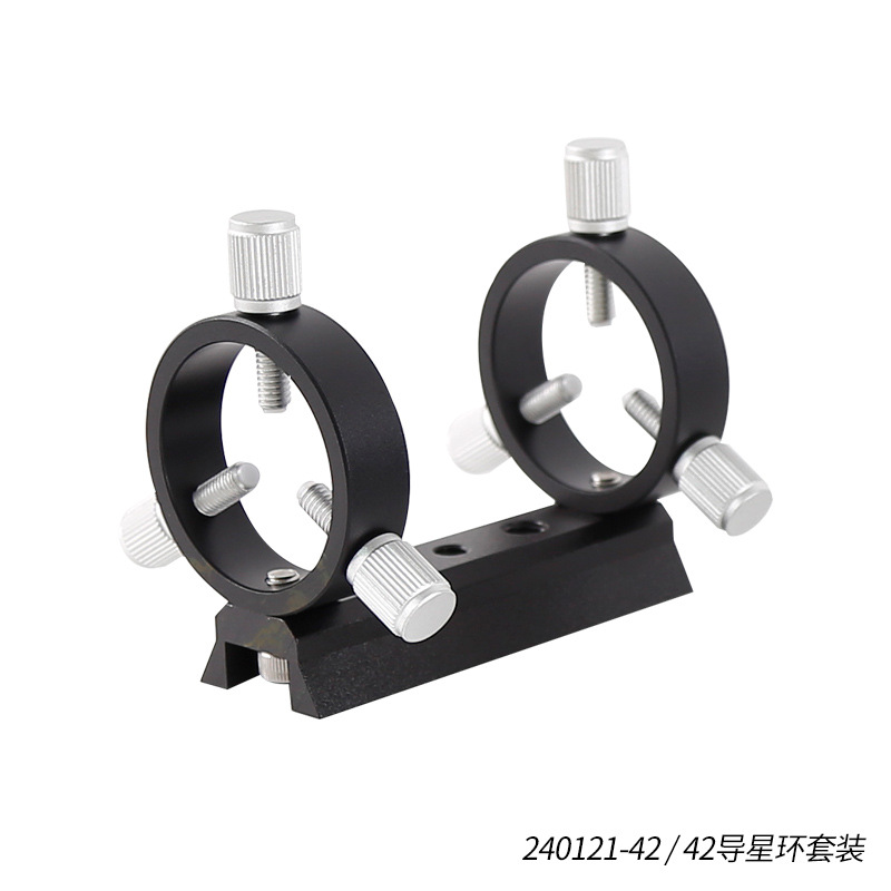 240121-42-diameter 42mm Hitam 2 Cincin 1 pelat 8 sekrup