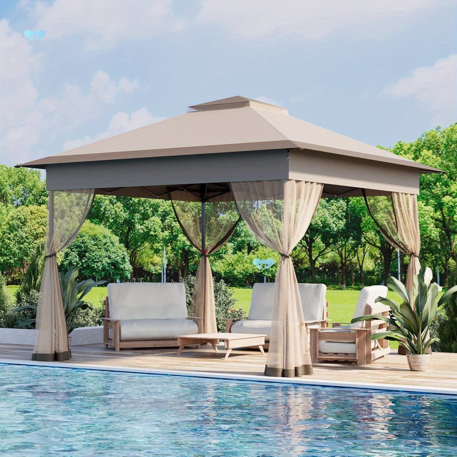 Water Resistant | Pop Up Bezseller 11x11 Water Resistant|ms