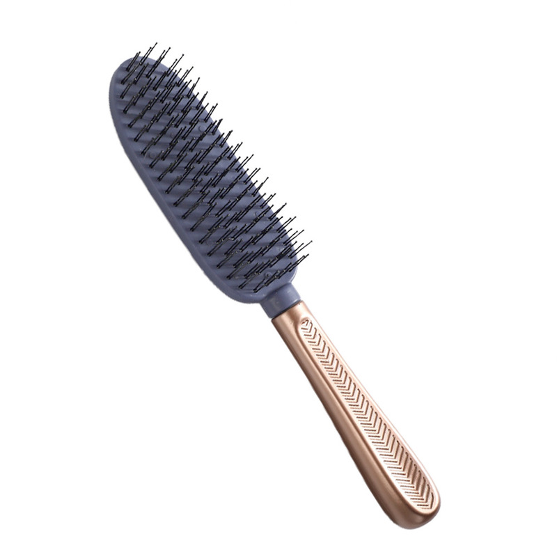 高低針ヘアスムージングコーム、ウェット＆ドライ両用コーム、頭皮健康マッサージコーム、ヘアスムージング、静電気防止、ふわふわ家庭用|undefined