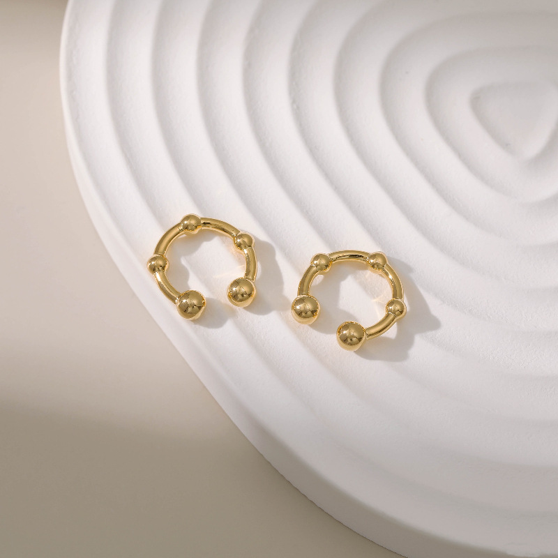 Women's Gender 1 Pair Simple Style Commute Geometric Copper Ear Cuffs