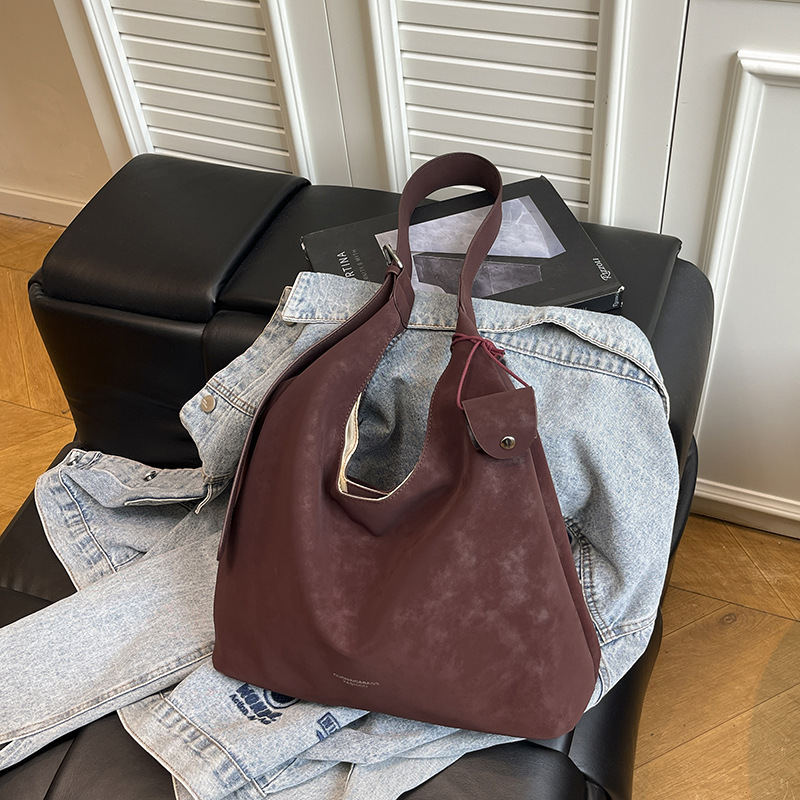 Moda retro axila de seda bolso de hombro para mujeres nuevo estilo simple de viaje de gran capacidad bolsa de mano bolsa de mano universal