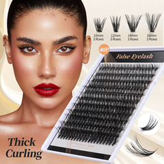 跨境熱銷240簇大容量單簇假睫毛嫁接眼睫毛濃密仿真睫毛批發
