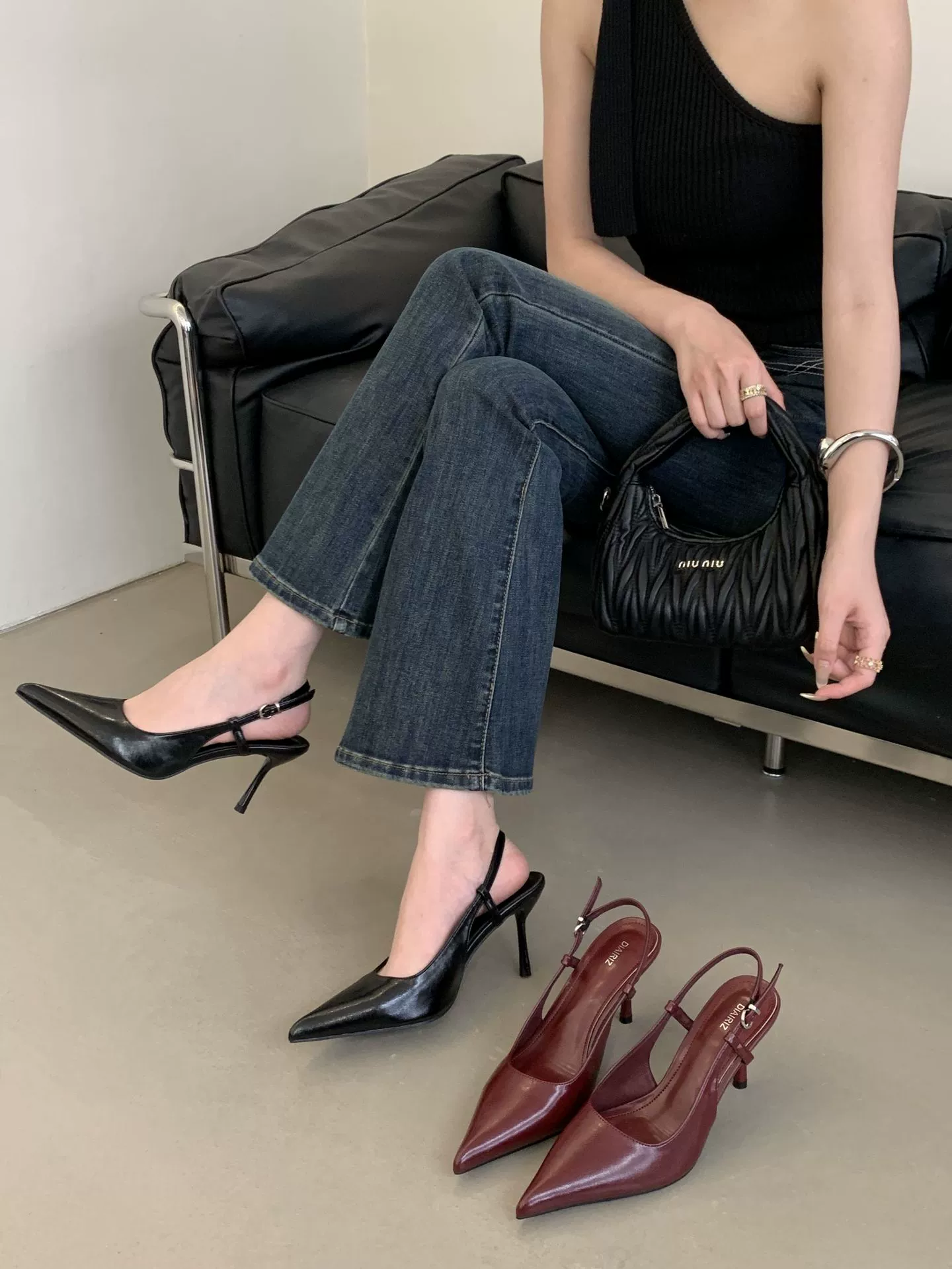 Тонкие босоножки на высоком каблуке с заостренным носком, новая модель весна-осень 2025, женские лакированные босоножки оптом