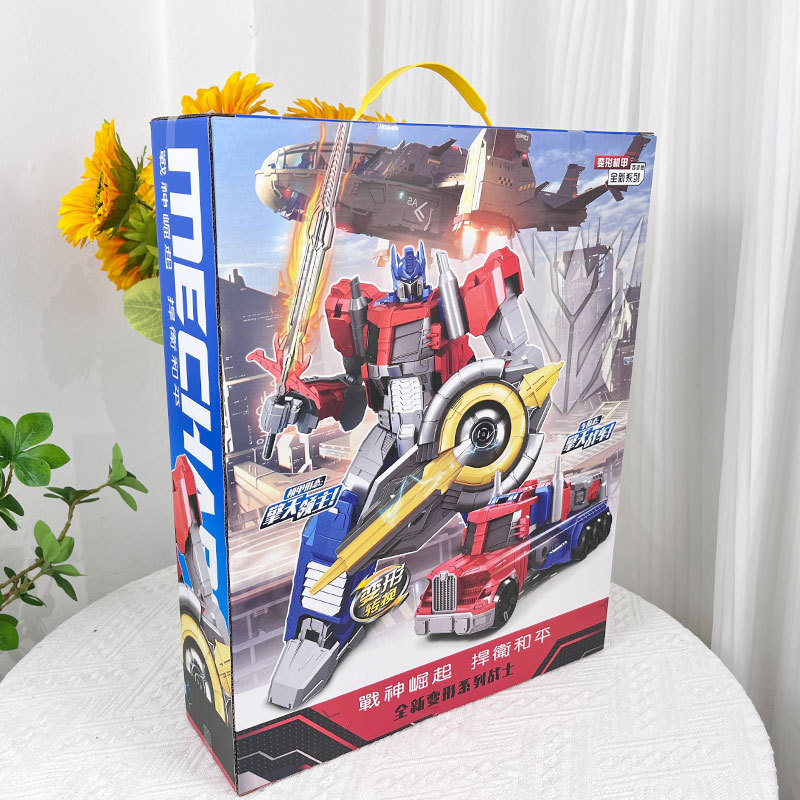 Qingtian Dios DE LA GUERRA coche de doble modo deformación mecha robot modelo hecho a mano niño Agencia empuje al por mayor