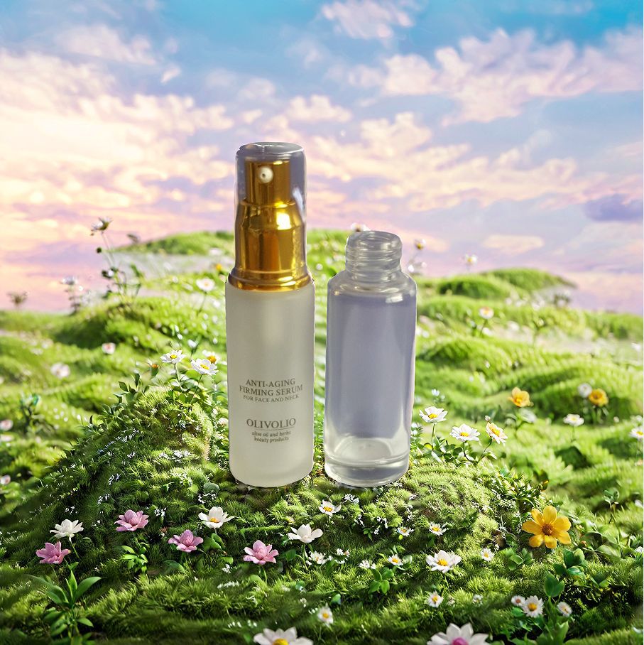 厂家直销30ml乳液瓶配套压泵 粉底液瓶 化妆品玻璃瓶