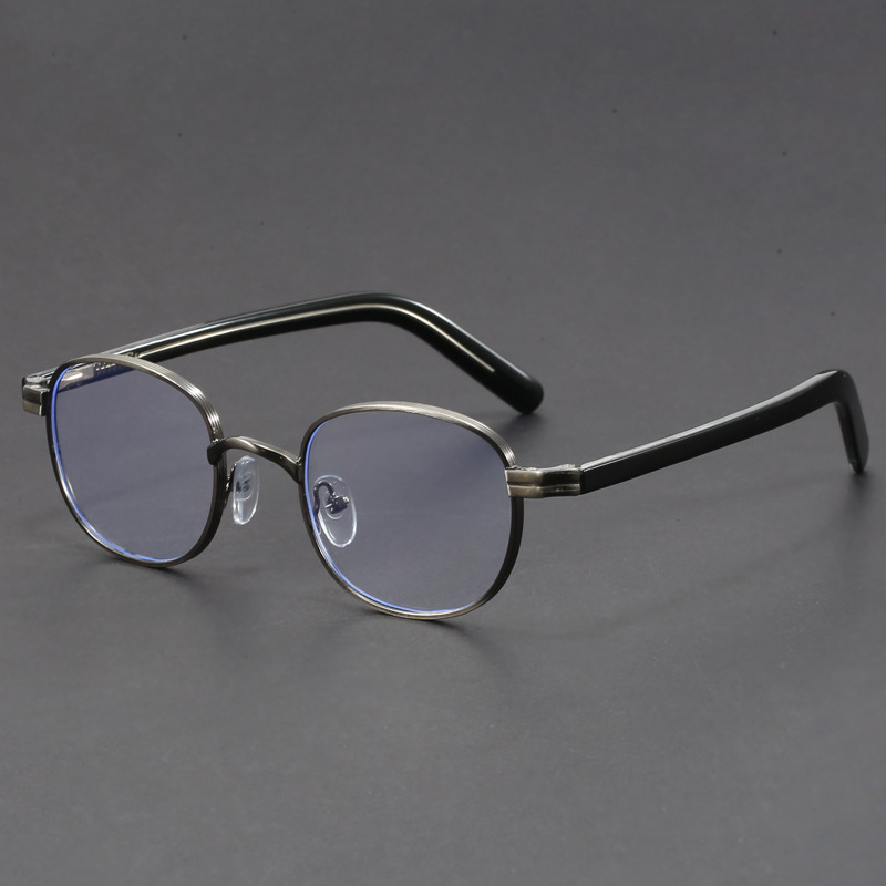 Versatile Minimalist New Model Of The "Ten Thousand Years Turtle" Style Wide-rimmed Myopia Glasses For Men, Anti-blue Light Flat Glasses,_voghion.com