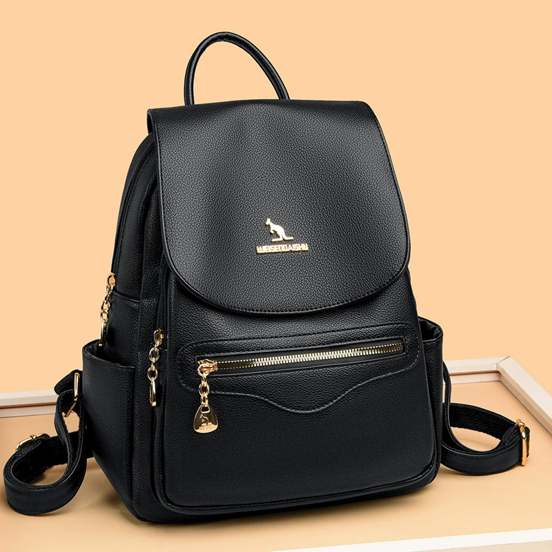 Backpack, capacious trend one-shoulder bag, 2023, Korean style, for students, wholesale