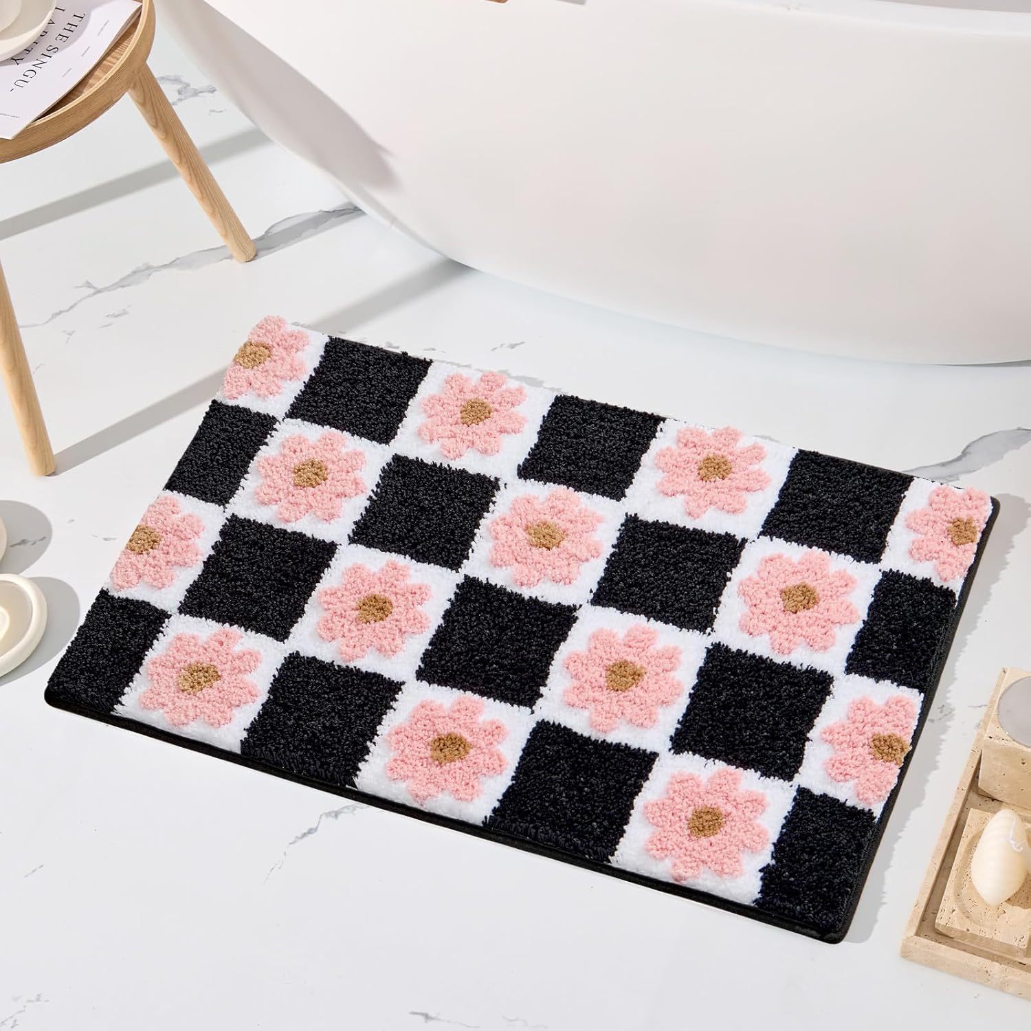 Amazon Imitation Cashmere Plush Christmas Holiday Carpet for Home and Bathroom, Cute Autumn Pumpkin Car Floor Mat, Dropshipping