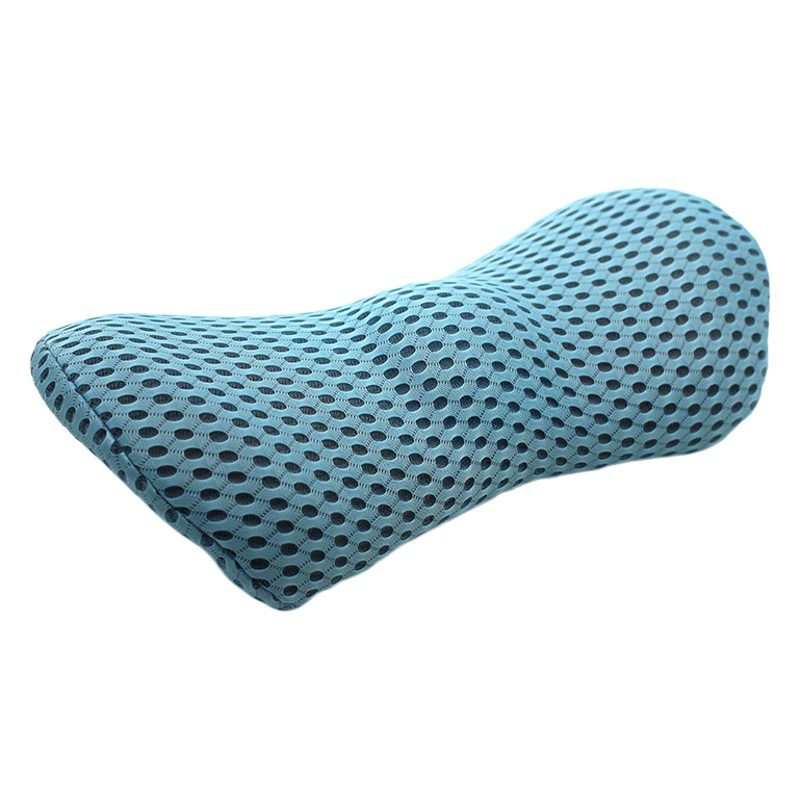 Подушка для талии из хлопка с памятью для автомобиля Подушка для талии Подушка для сиденья для вождения Летняя поддержка для талии дышащая