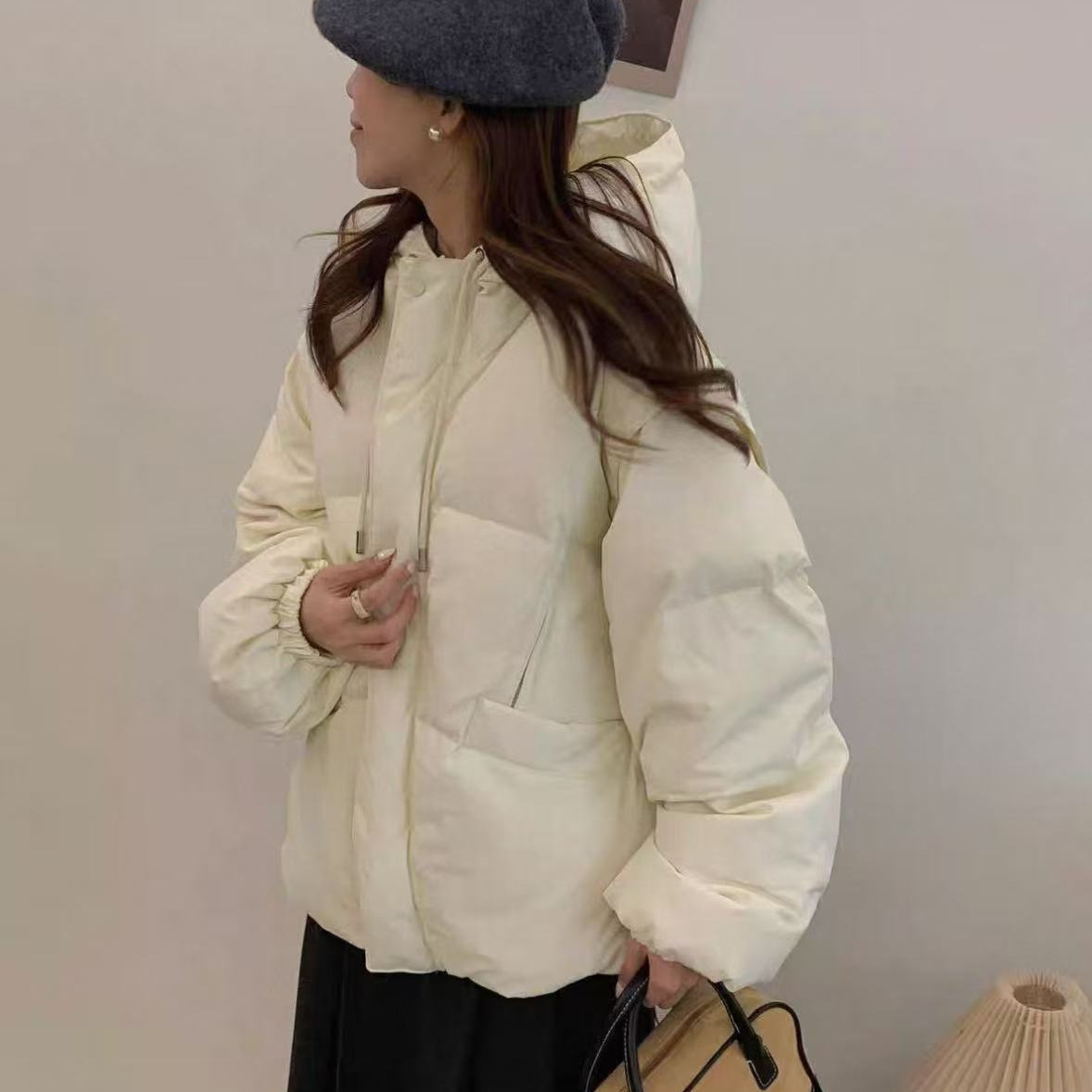 1811现货韩系面包棉衣不退换