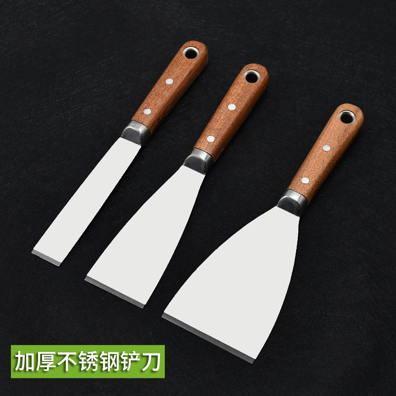 不锈钢铲刀清洁水泥铲锵厨房铲子家用装修油灰刀保洁清洁铲