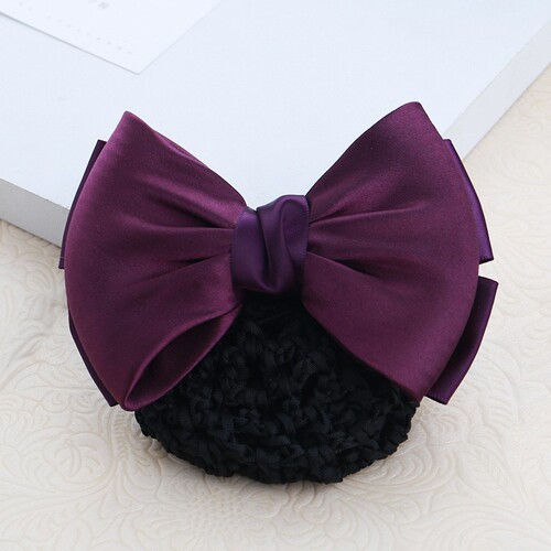 Professional headdress, hair accessories, Korean style headdress, large bow hairpin, bank telecom, flight attendant, work nurse hair net