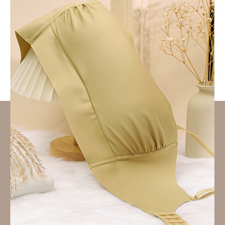 Simple brillante sentido cero cómodo sin costura pequeña Correa ropa interior sin anillo de acero fino sin anillo de acero tubo superior sujetador 6017