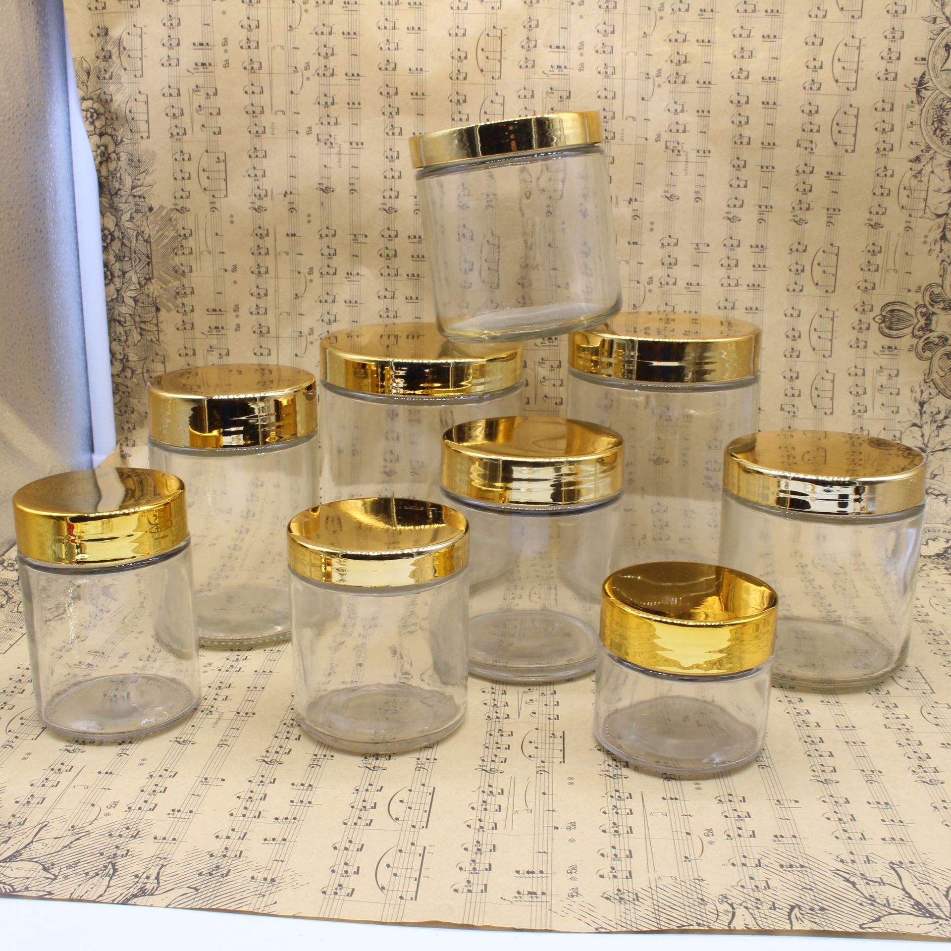 厂家现货供应500ml蜜蜂罐玻璃罐子大容量包材玻璃瓶300ml 果酱瓶