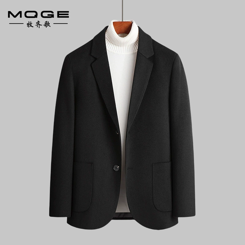 Мужской костюм 2024 года, приталенный, на двух пуговицах, в корейском стиле, однотонный, для молодых мужчин, костюм для женихов, приталенный, в корейском стиле