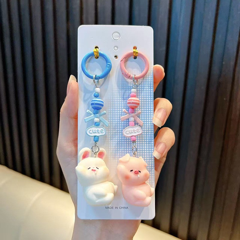 돼지와 토끼 버클