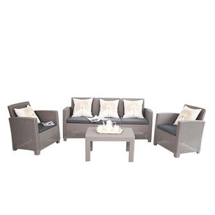 苏克 Weather Resistant Garden Sofas Chairs and Table Sets Indoor Outdoor Furniture