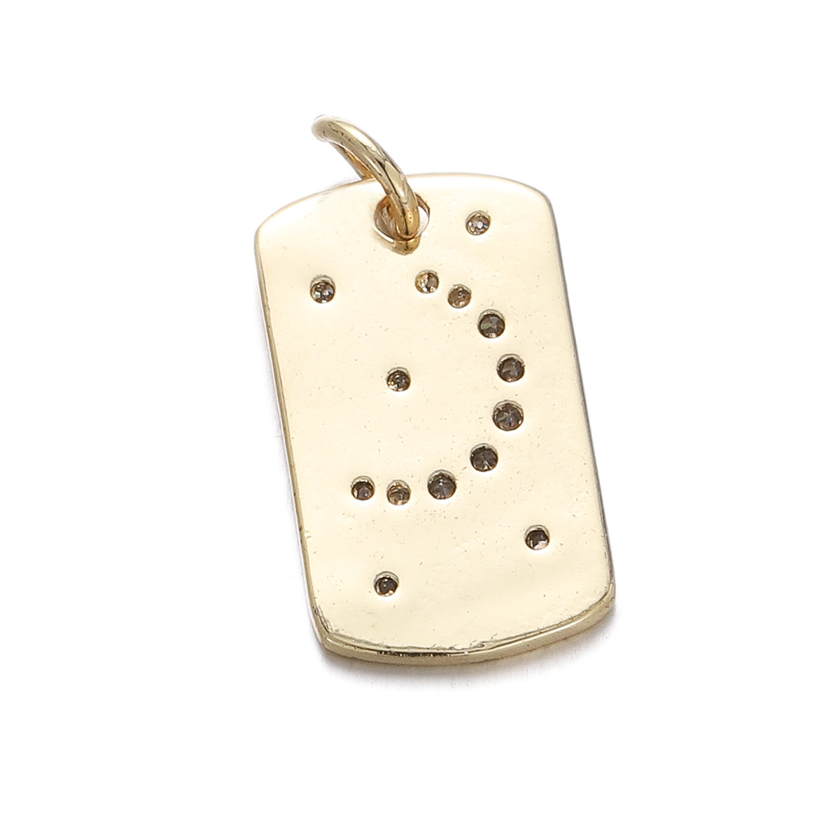 8g Weight Pendant, Chain Jewelry Making Type Zircon Inlay Material DIY Jewelry Accessories Classification 1 Piece Quantity Copper Material Geometric, Star, Moon Pattern Plating, Inlay Design Simple Style Style 1 Piece Copper Zircon Geometric Star Moon Pendant Chain 13