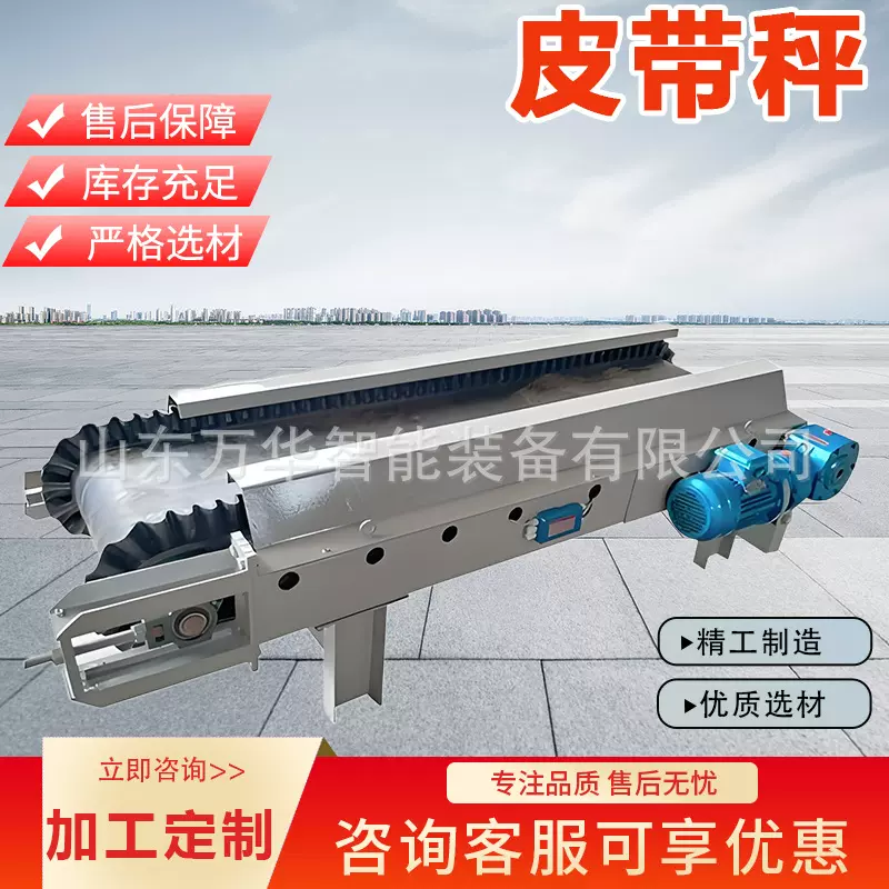 电子皮带秤测流量传送带皮带秤定量给料机煤矿砂石场配料称重仪表