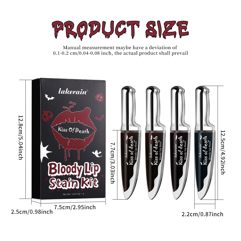 Кислота смерти лейкэрэйн кровавый тин lip stain siwang набор блеска для губ