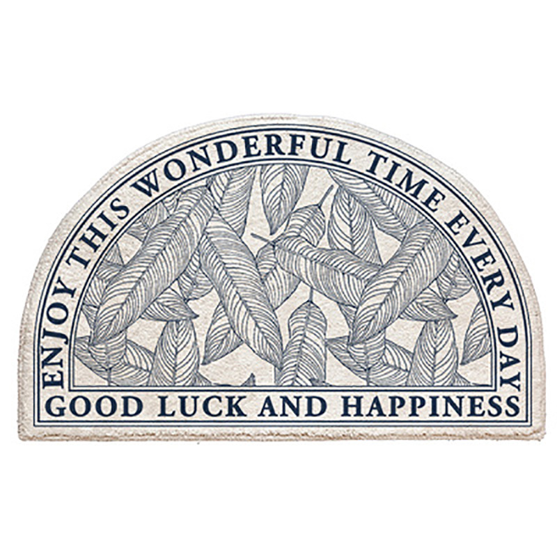 Baño lavable a máquina pareja absorbente alfombra de un solo piso Puerta de baño PET alfombra de piso suave antideslizante sin pelusa