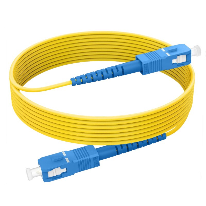 Telecom grade fiber jumper SC/UPC-SC/UPC single core 3 m fiber cable large square head 2.0/3.0 SC