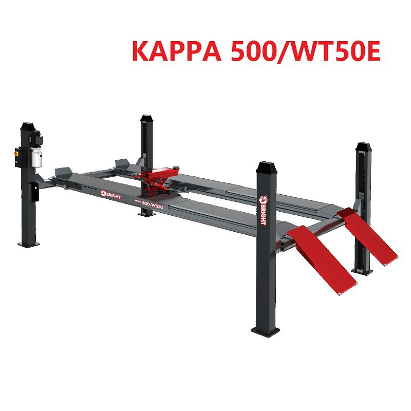Подъемник автомобильный BRIGHT Firehawk CAR LIFT Guangming 5T, четырехстоечный, KAPPA 500/WT50E, для автосервиса