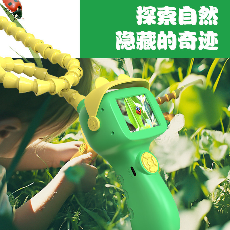 新款跨境儿童新奇特玩具蛇管相机户外探洞水下拍照录像4k像素|undefined