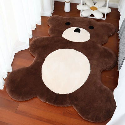 Cute Cartoon Bear Mat — Car Carpet