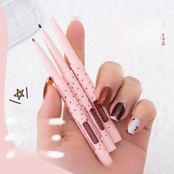 Babeini Colored Eyeliner Gel Pen Is Not Easy to Smudge, Smooth and Long-Lasting, with a Natural Color for Beginners and Young Girls