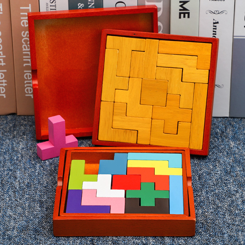 Children's Puzzle Brain-Breaking Thirteen-Piece Russian Puzzle Board for Boys and Girls to Develop Brain-Burning Games for Early Education