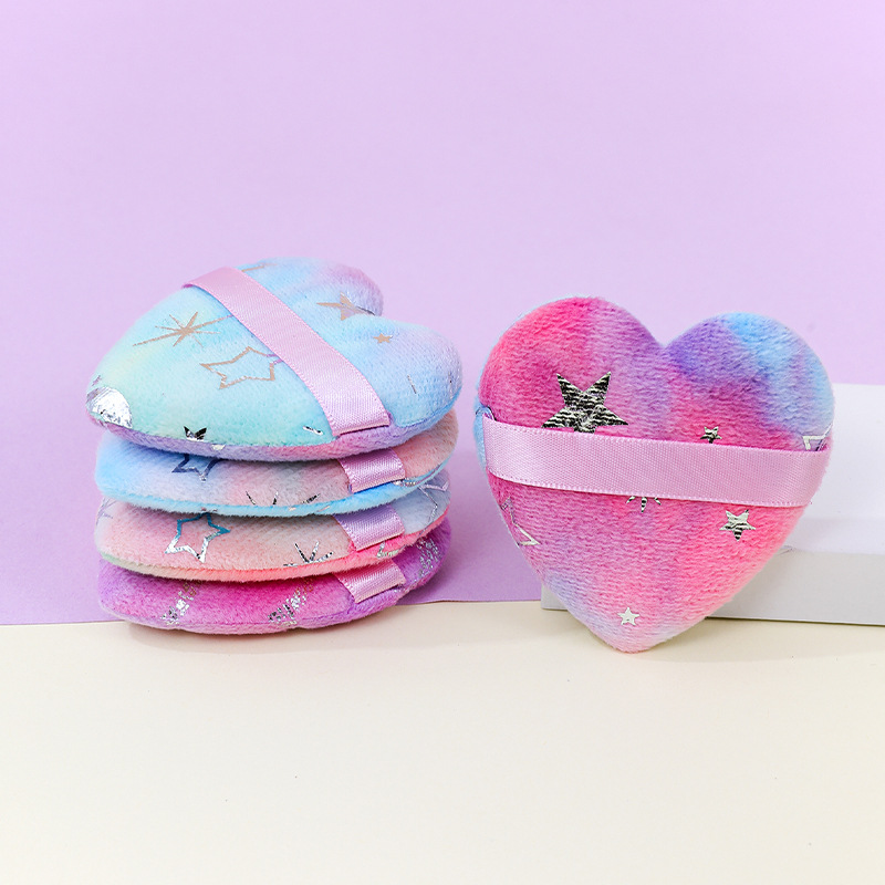 Fábrica personalizada amor en forma de corazón soplo de flocado corto no come polvo brillante cristal largo flocado diseño puede imprimir logotipo al por mayor