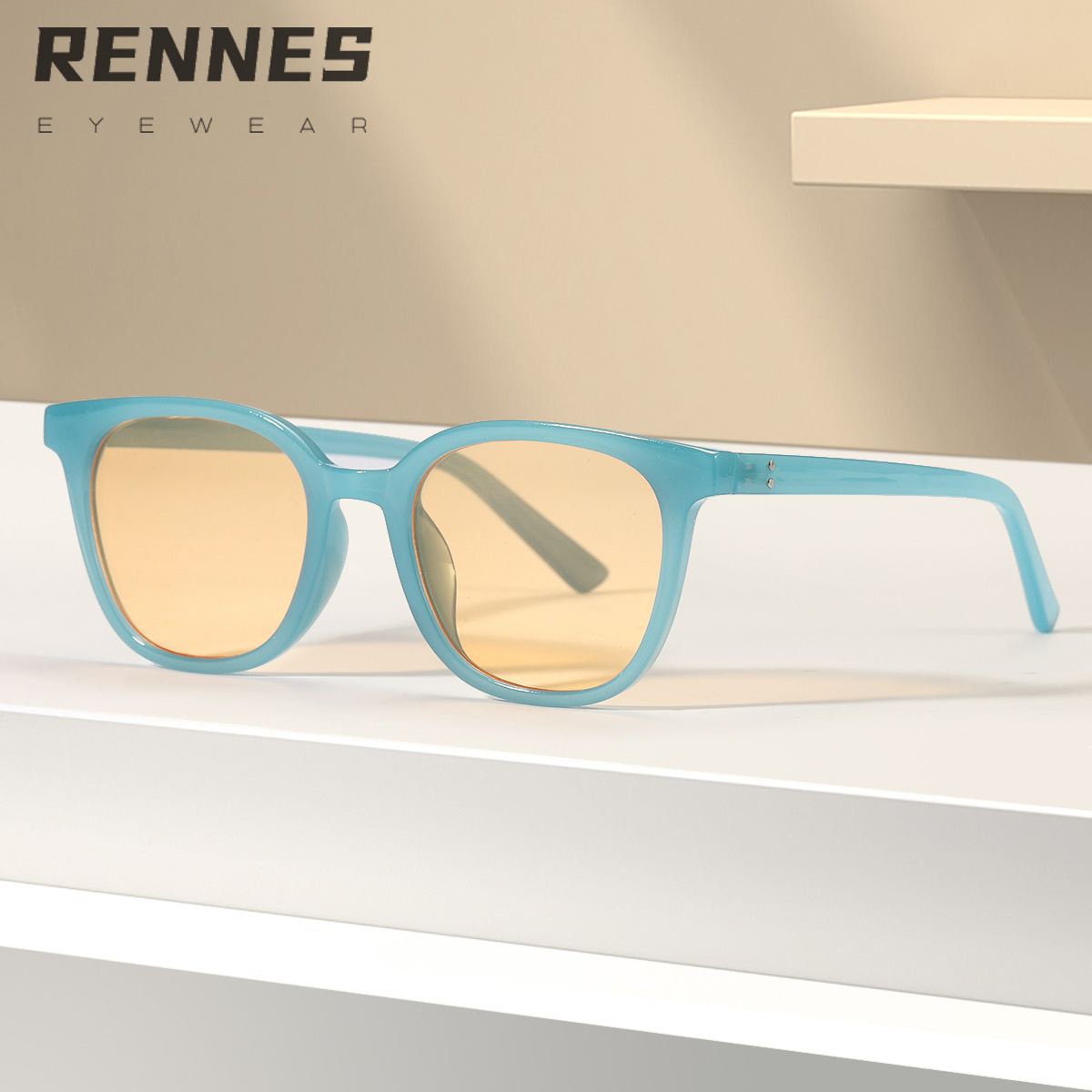 Versión japonesa coreana del clásico marco que muestra la cara, pequeña sombrilla al aire libre, gafas de sol, gafas de sol de protección solar, fotografía callejera de moda, gafas de sol esenciales