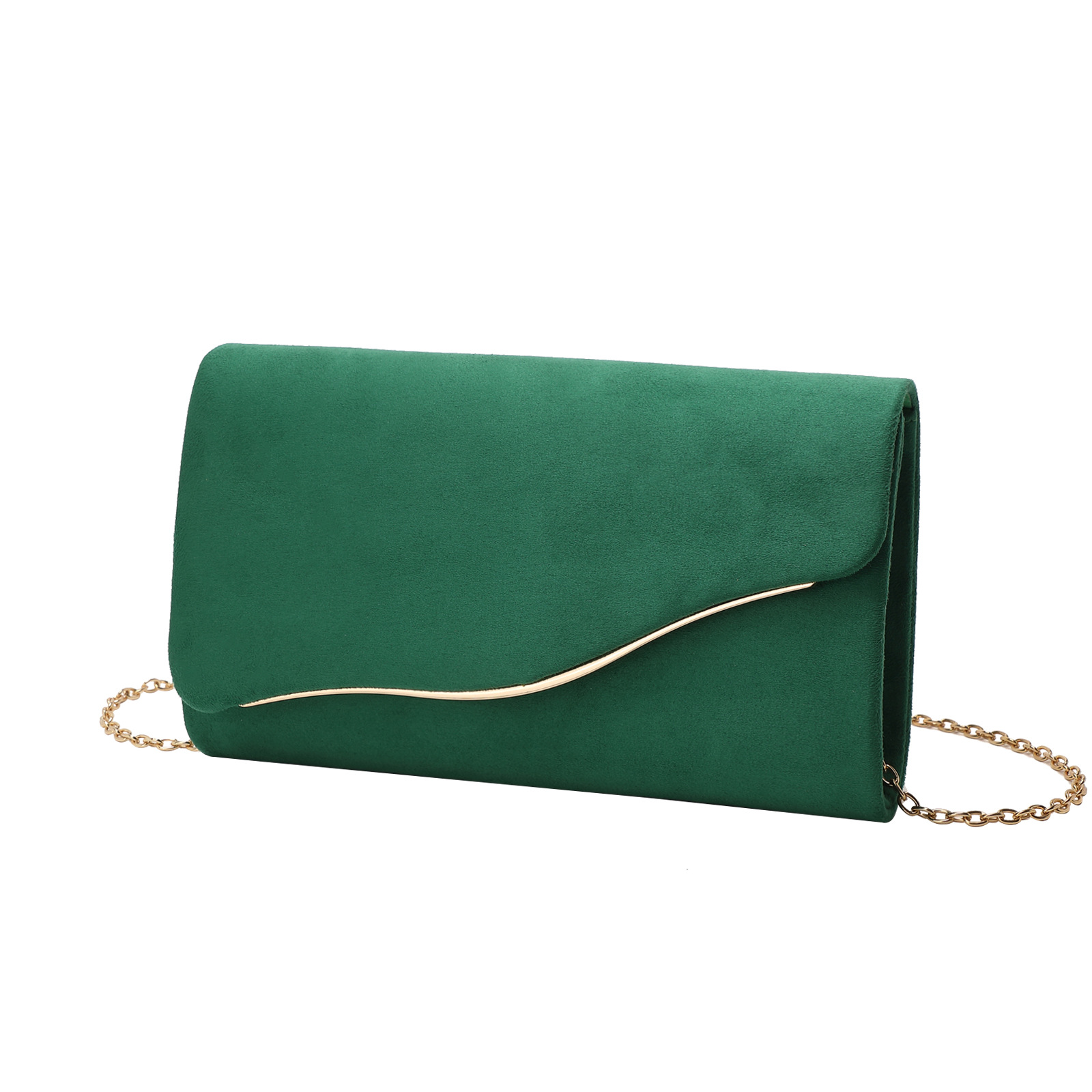 Cross-Border Women's Evening Bag - Fresh, Sweet, Simple Clutch With Chain Strap For Shoulder Or Crossbody Use, Elegant Banquet Bag - Thumbnail 7