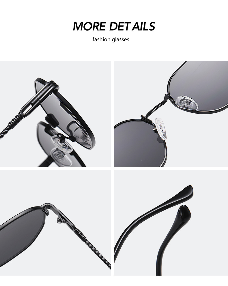 Estilo Clásico Ropa De Calle Color Sólido C.A. Protección UV400 Cuadrado Fotograma Completo Gafas De Sol Mujer display picture 19