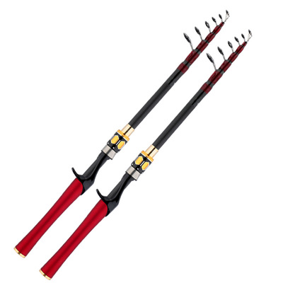 跨境批发鱼竿路亚竿碳素伸缩马口竿钓鱼竿1.8/2.1/2.7米抛竿海竿|ms