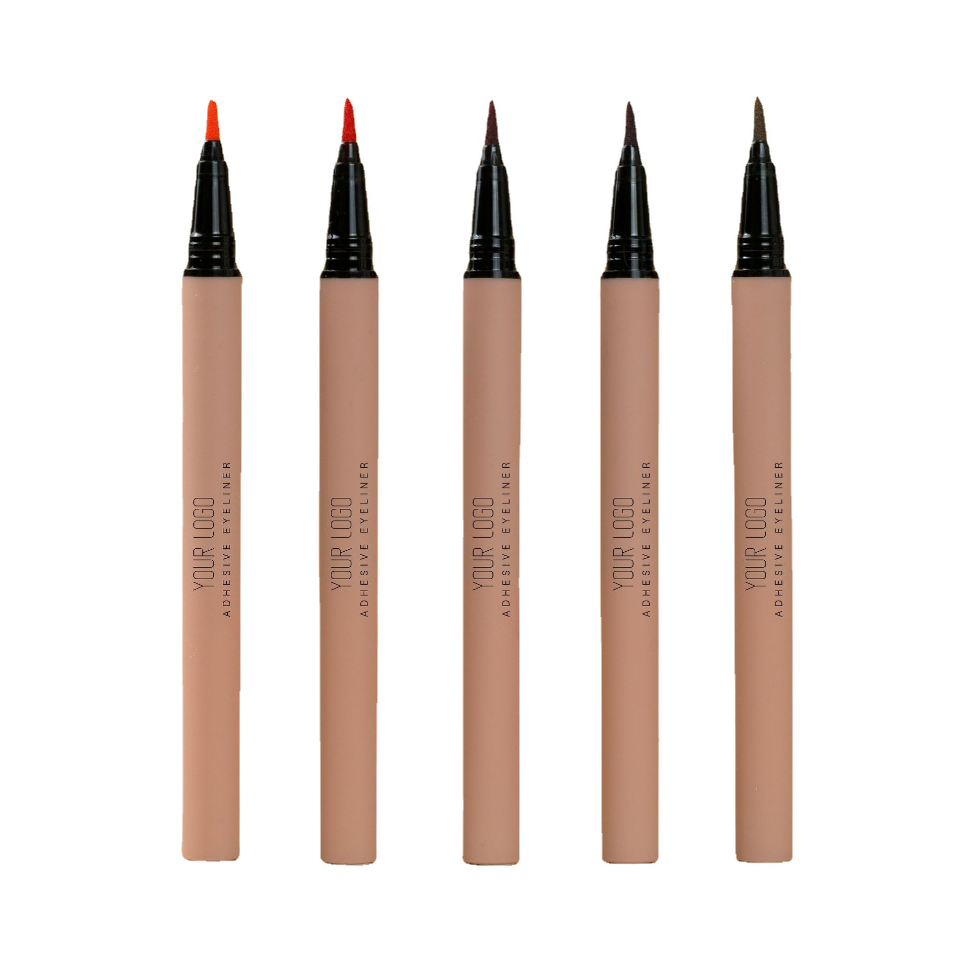 珠光眼线笔半成品源头厂家跨境亚马逊批发可定印logo裸色眼线笔