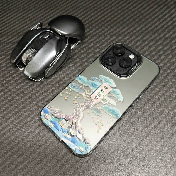 Colorful Silver IMD-Black-T646 Lucky Tree