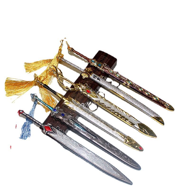 斗罗大陆武器22公分七杀剑锌合金动漫兵器儿童玩具公园批发地摊货
