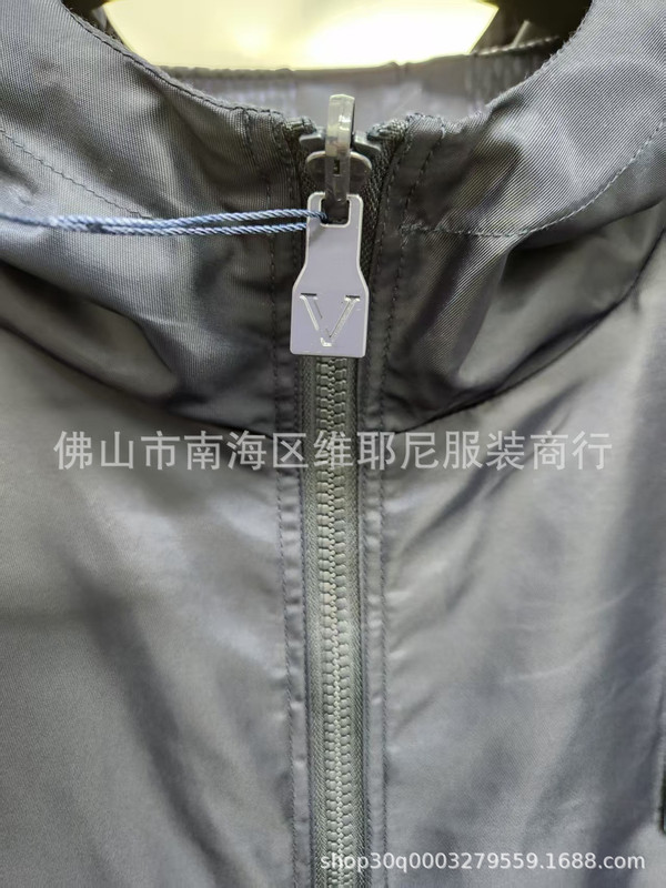 高品质 毒家 1-V家双面可穿满印暗纹提花夹克高定宽松连帽冲锋衣|undefined