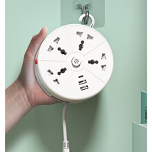 跨境电商英规插孔英式英标可伸缩收纳插座宿舍家用万能孔USB插排