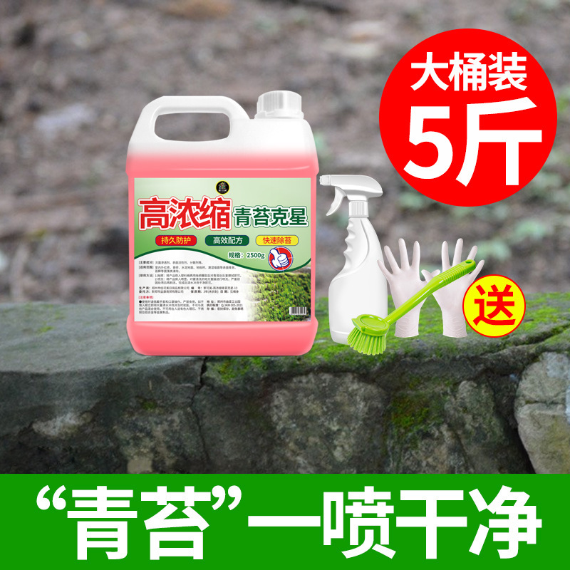 Moss Remover for Cleaning Cement Floors, Moss Removal Solution for Walls, Multi-Purpose Cleaner