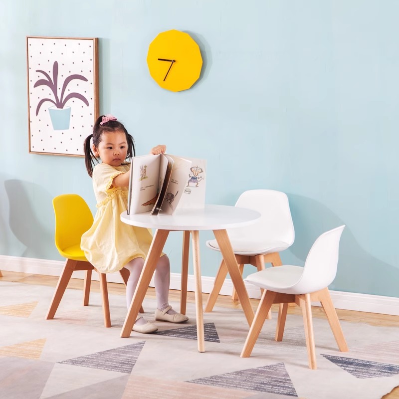 silla de estudio silla de respaldo de plástico silla de niños silla pequeña silla taburete silla de estudio para niños pequeños image 3